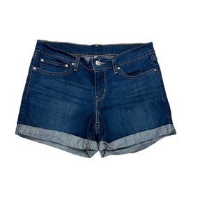 Levi’s cuffed denim 4” jean shorts